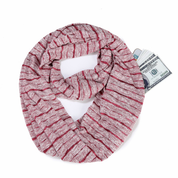 Модный женский шарф 2020 Зимний конвертируемый шарф Infinity с карманом